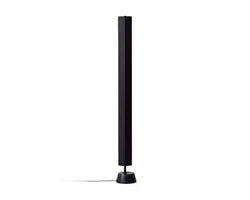 EQ3 Oxford Dunce Floor Lamp, Black Aluminum