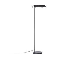 EQ3 Oxford Floor Lamp, Black Aluminum