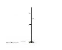 EQ3 Row Floor Lamp, Black