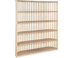 Retreat Slatted Bookcase (Light sand finish) 6950-10446-80