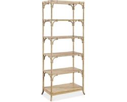 Retreat Pole Rattan Bookcase (Light sand finish) 6950-10445-80