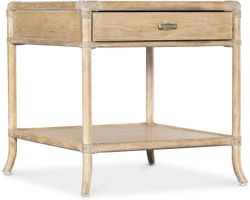 Retreat Pole Rattan End Table (Light sand finish) 6950-80213-80