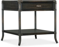Retreat Pole Rattan End Table (Dark sand finish) 6950-80213-99