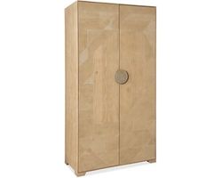 Retreat Split Rattan Wardrobe (Light sand finish) 6950-90013-80