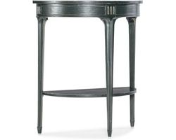 Charleston Demilune Accent Table (black finish) 6750-50003-34