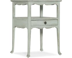 Charleston One-Drawer Accent Table (green finish) 6750-50005-40