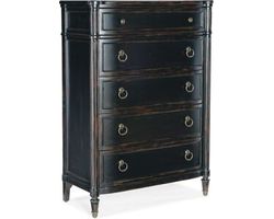 Charleston Five-Drawer Chest (black cherry finish) 6750-90010-97