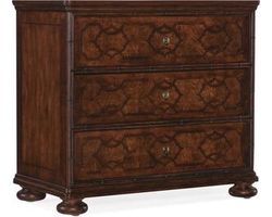 Charleston Three-Drawer Nightstand (maraschino cherry finish) 6750-90116-85