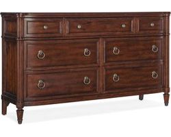 Charleston Seven-Drawer Dresser (maraschino cherry finish) 6750-90202-85