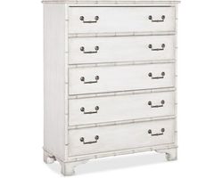 Charleston Five-Drawer Chest (white heron finish) 6750-90210-06