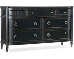 Charleston Seven-Drawer Dresser (black cherry finish) 6750-90202-97