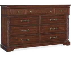 Charleston Nine-Drawer Dresser (maraschino cherry finish) 6750-90302-85