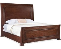 Charleston California King Sleigh Bed (maraschino cherry finish) 6750-90460-85