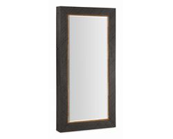 Big Sky Floor Mirror w/Jewelry Storage (furrowed bar charcoal finish) 6700-50007-99