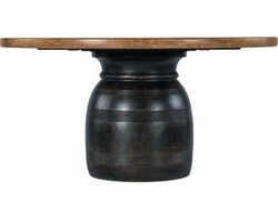 Big Sky 60&quot; Round Dining Table (vintage natural and charred timber finish) 6700-75203-97