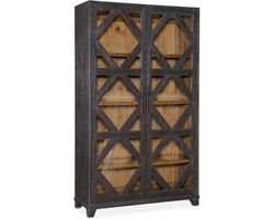 Big Sky Display Cabinet (vintage natural and charred timber finish) 6700-75906-98