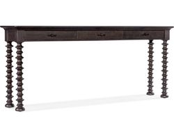 Big Sky Turned Leg Sofa Table (charred timber finish) 6700-80361-98