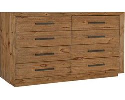 Big Sky Eight Drawer Dresser (vintage natural finish) 6700-90002-80