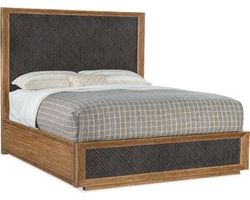 Big Sky Queen Panel Bed (vintage natural with furrowed bark finish) 6700-90250-80