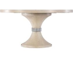 Nouveau Chic 60&quot; Round Pedestal Dining Table (sandstone finish) 6500-75203-80