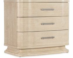 Nouveau Chic Three Drawer Nightstand (sandstone finish) 6500-90016-80