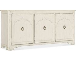 Americana Entertainment Credenza (time warn white finish) 7050-55472-02