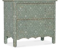 Americana Two-Drawer Accent Chest (antique green finish) 7050-85008-351