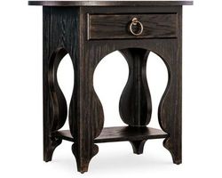 Americana One-Drawer Oval Nightstand (molasses finish) 7050-90115-89