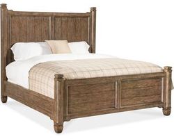 Americana Queen Panel Bed (honey finish) 7050-90250-85