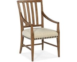 Big Sky Dining Arm Chair (vintage natural finish) 6700-75400-80 - includes 2 chairs