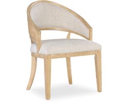 Retreat Cane Barrel Back Chair (light sand finish) 6950-75400-80