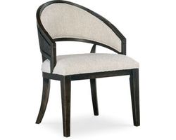 Retreat Cane Barrel Back Chair (dark sand finish) 6950-75400-99