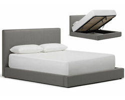 Auremo Full, Queen or King Complete Bed with Lift Storage (44&quot; or 54&quot; headboard height) +175 colors