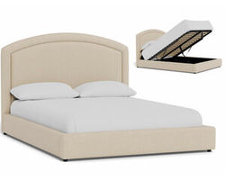 Lurre Full Queen or King Complete Bed with Lift Storage (49&quot; or 59&quot; headboard height) +175 colors