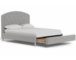 Brook Queen or King Complete Bed with Drawer Storage (54&quot; or 64&quot; headboard height) +175 colors