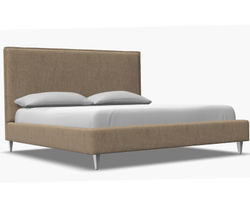 Sebring Full - Queen - King Complete Bed (54" headboard height) +175 colors