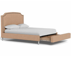 Arbor Queen or King Complete Bed with Drawer Storage (54&quot; or 64&quot; headboard height) +175 colors