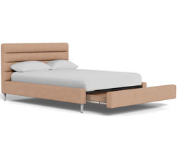 Novella Queen or King Complete Bed with Drawer Storage (44" or 54" headboard height) +175 colors