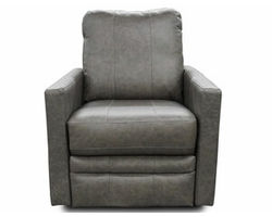 Giana Leather Swivel Barrel Back Recliner