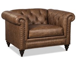 Chesterfield L7431 Leather Chair and a Half (+40 leathers) 