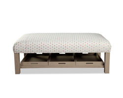 Portland 34500 Rectangular Cocktail Ottoman (+100 performance fabrics) 33" x 58"