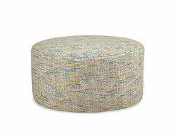 Paradox 040100 Oval Cocktail Ottoman(36&quot;) +100 performance fabrics