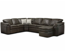 Lackawanna 7300L Leather Reclining Sectional (Colors available)