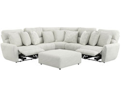 Majesty 336 Power Reclining Sectional - Heavy Weight - 400 lb. per recliner (2 colors)