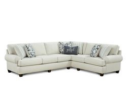 Awesome Oatmeal Two Piece Sectional (performance fabric)