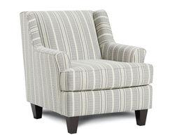Farmhouse Indigo Accent Chair (performance fabric)