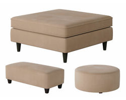 Bella Blush Cocktail Ottomans (square - round - rectangular) your choice