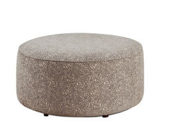 Cobblestone 39&quot; Round Cocktail Ottoman - in stock