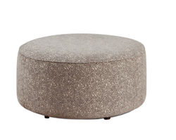 Cobblestone 39" Round Cocktail Ottoman - in stock