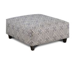 Indigo Federal 38" Square Cocktail Ottoman 109 